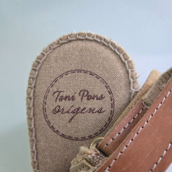 Toni Pons Origens Wedge Espardrille Sandals Beige Canvas Size 37/38 - Picture 7 of 10